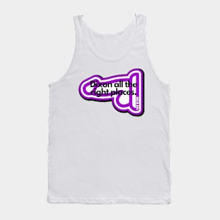 Dixon all the right places (Purple) Tank Top